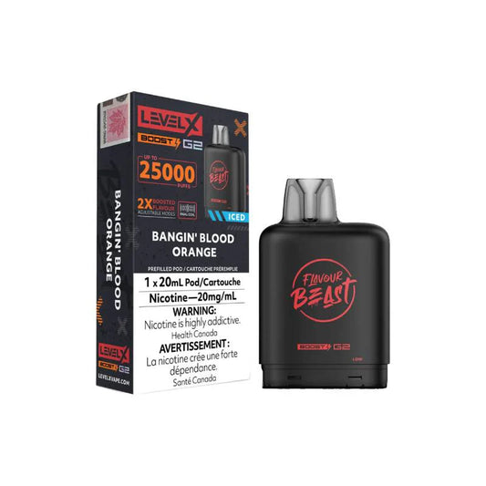 Flavour Beast Level x Boost G2 25k Bangin Blood Orange (Provincial Tax)