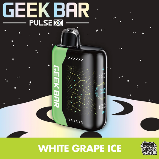 GEEKBAR pulse 25k White Grape ice (Provincial Tax)