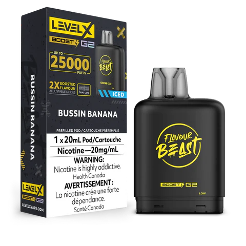 Flavour Beast Level x Boost G2 25k Bussin Banana *