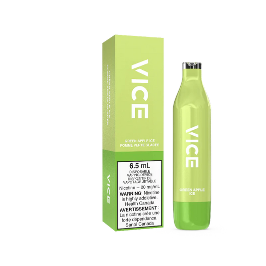 Vice 2500 Green Apple ice (Provincial Tax)