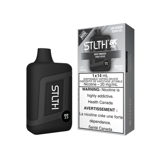 Stlth 8k pro Rich Tobacco (Provincial Tax)