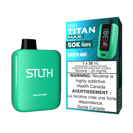 Stlth Titan Max 50k Smooth Mint (Provincial Tax)