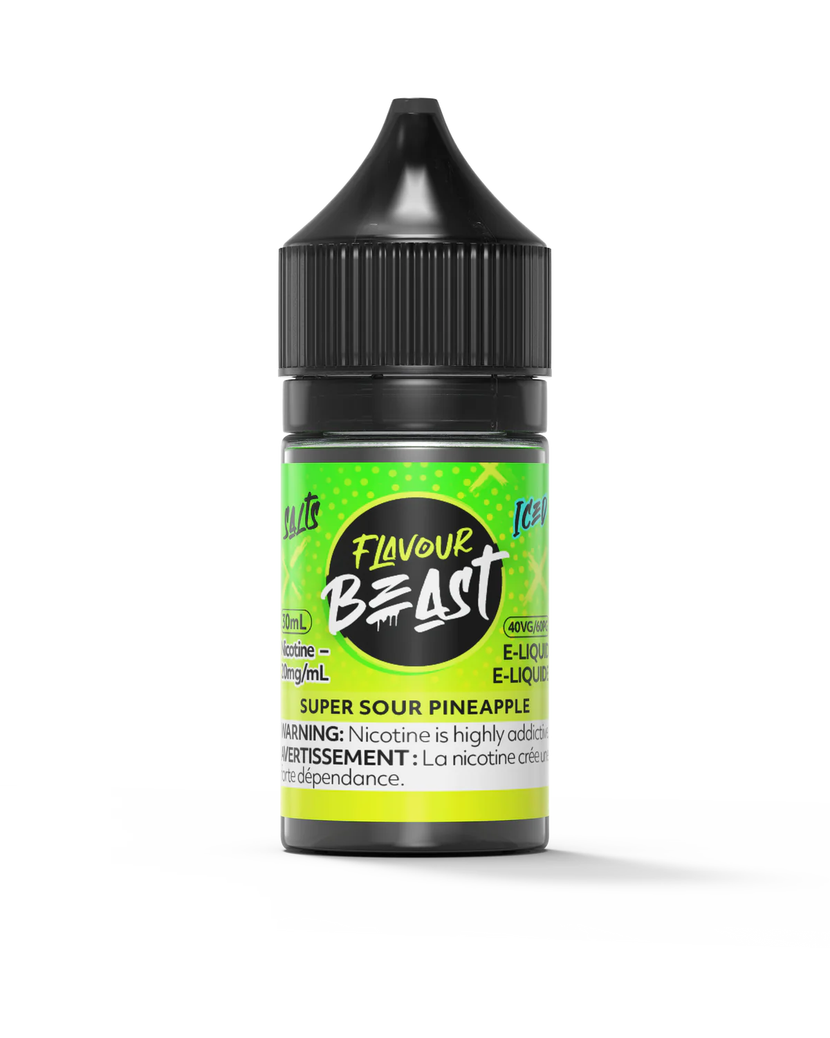 Flavour beast e-liquid Super Sour Pineapple 20mg/30ml *