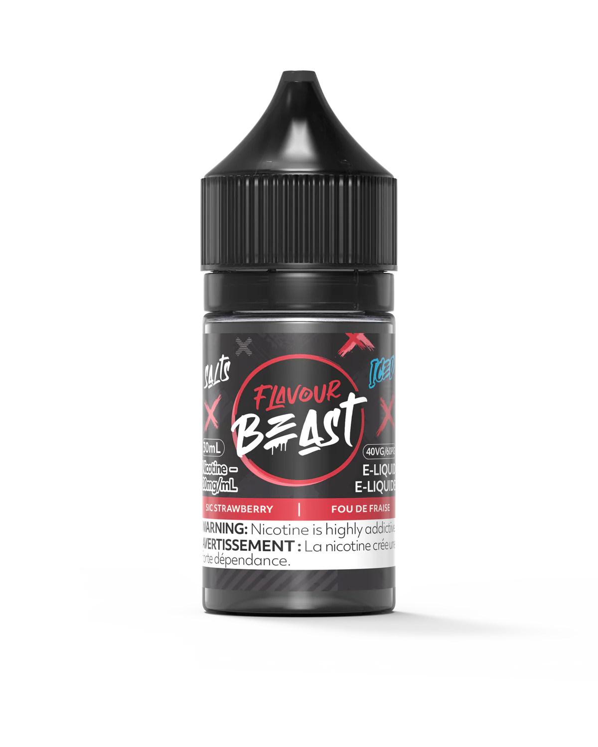 Flavour beast e-liquid Sic Strawberry 20mg/30ml *