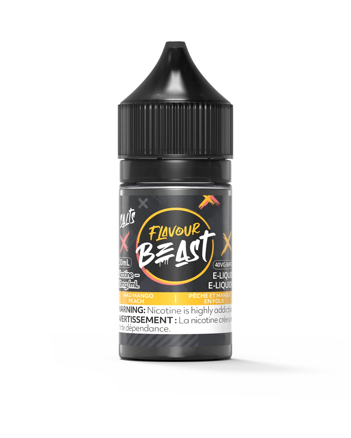 Flavour beast e-liquid Mad Mango Peach 20mg/30ml *