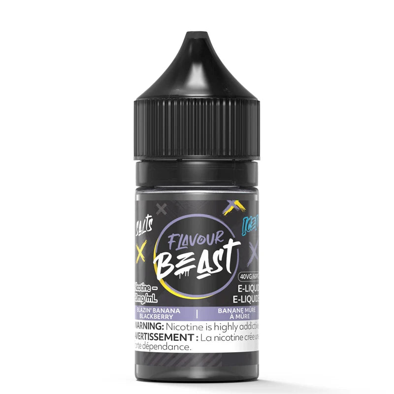 Flavour beast e-liquid Blazin Banana Blackberry 20mg/30ml *