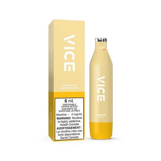 Vice 2500 Nicotine Free Banana ice (Provincial Tax)