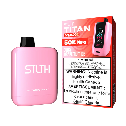 Stlth Titan Max 50k Juicy Grapefruit ice (Provincial Tax)