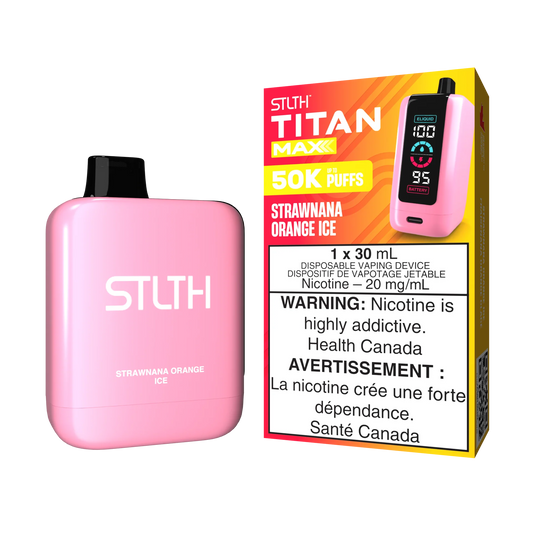 Stlth Titan Max 50k Strawnana Orange ice (Provincial Tax)