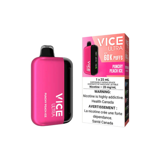 Vice 60k Punchy Peach ice (Provincial Tax)