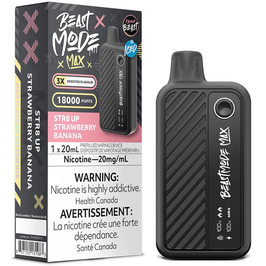 Flavour Beast 18k Str8 Up Strawberry Banana*