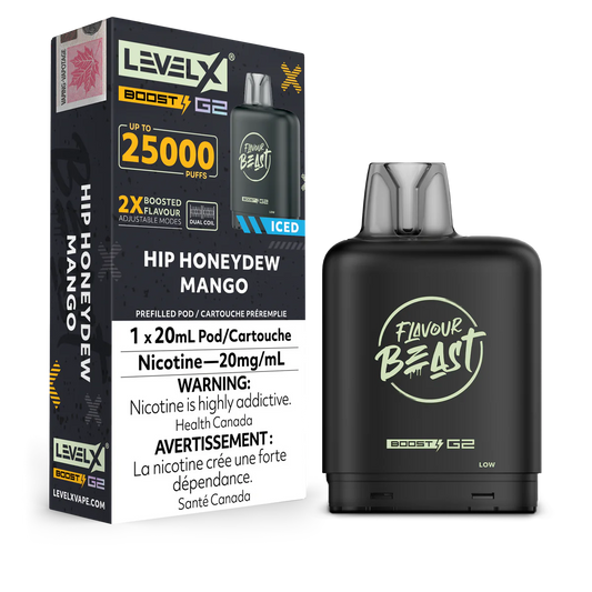 Flavour Beast Level x Boost G2 25k Hip Honeydew Mango (Provincial Tax)
