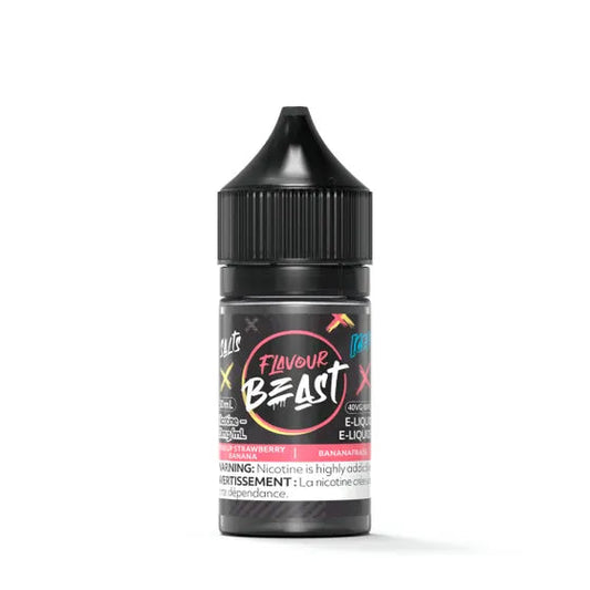 Flavour beast e-liquid Str8 Up Strawberry Banana 20mg/30ml *