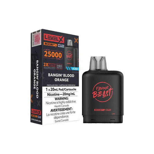 Flavour Beast Level x Boost G2 25k Bangin Blood Orange*