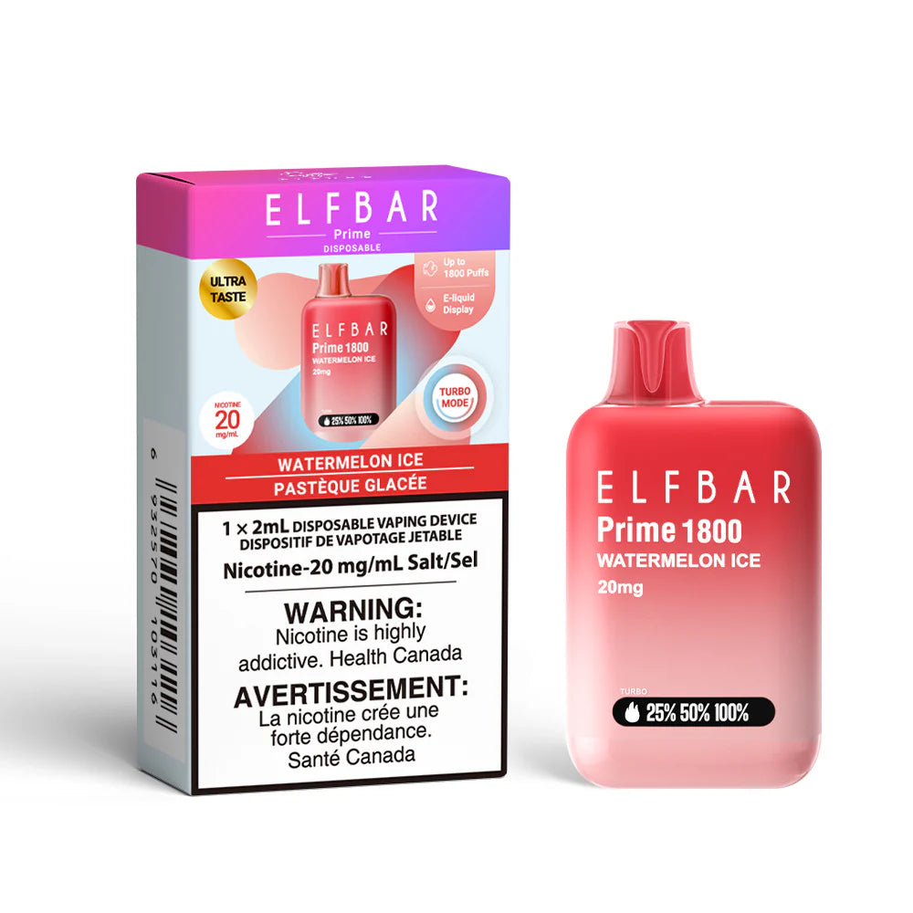 Elfbar 1800 Strawberry Ice(Provincial tax)