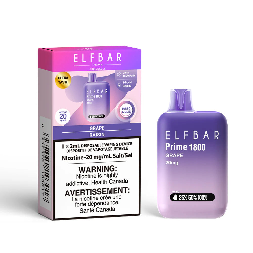 Elfbar 1800 Grape (Provincial tax)