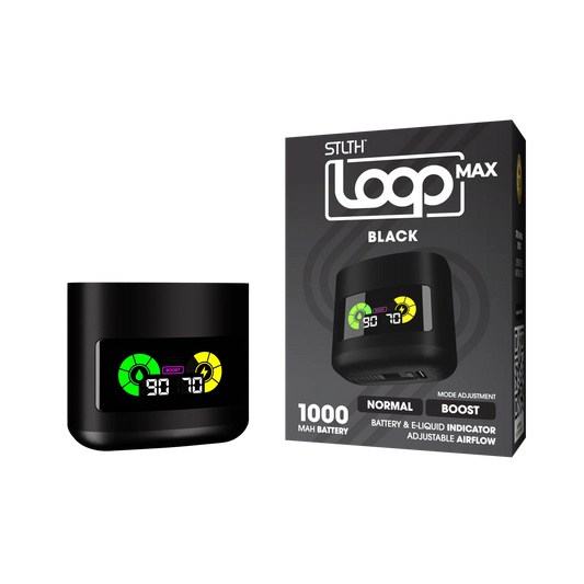 Stlth Loop Max Black Noir 1000 mah Battery