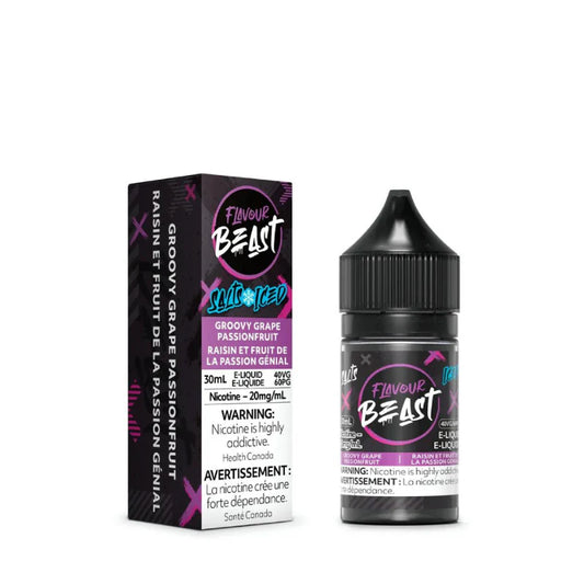 Flavour beast e-liquid Groovy Grape PassionFruit 20mg/30ml *