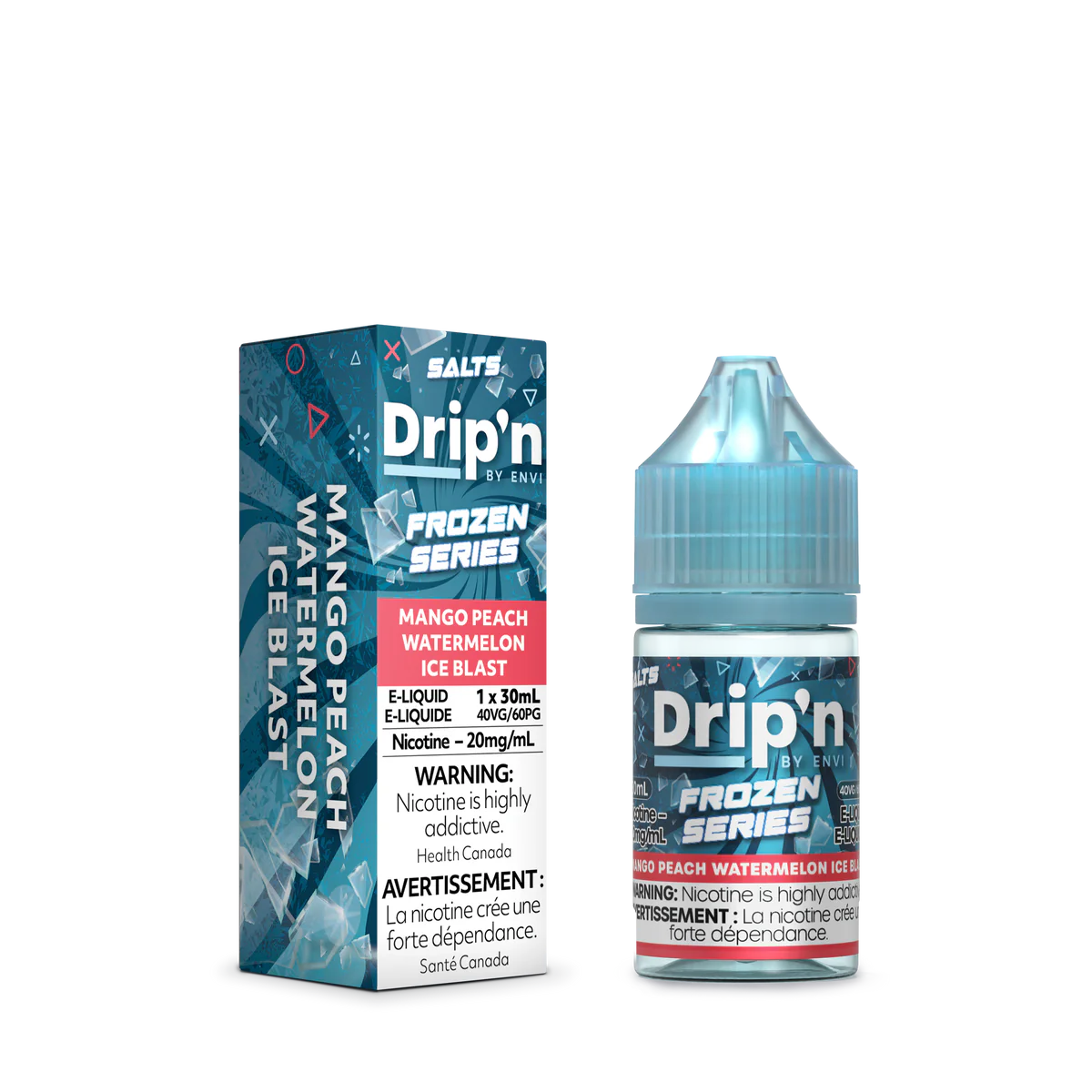 Drip’n ENVI frozen E-liq 20mg/30ml Mango peach watermelon (Provincial Tax)