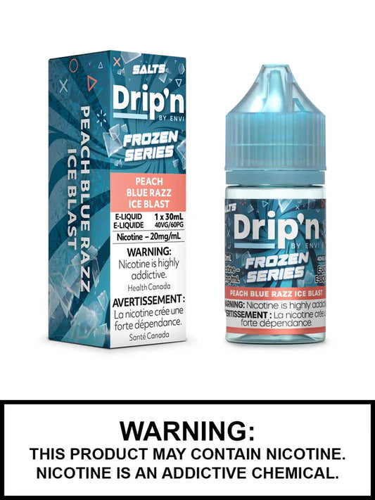 Drip’n ENVI frozen E-liq 20mg/30ml Peach blue razz ice (Provincial Tax)