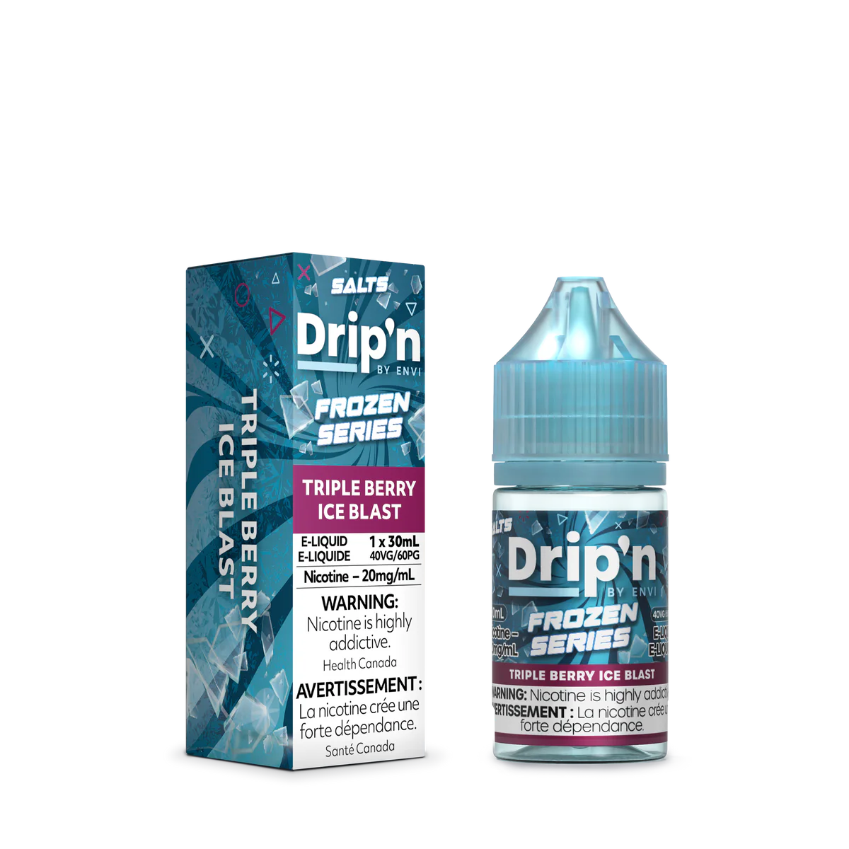 Drip’n ENVI frozen E-liq 20mg/30ml Triple berry ice (Provincial Tax)