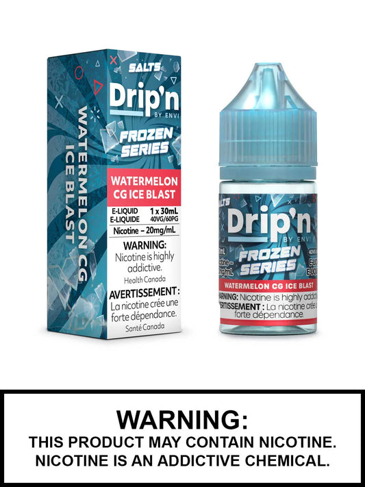 Drip’n ENVI frozen E-liq 20mg/30ml Watermelon cg ice (Provincial Tax)