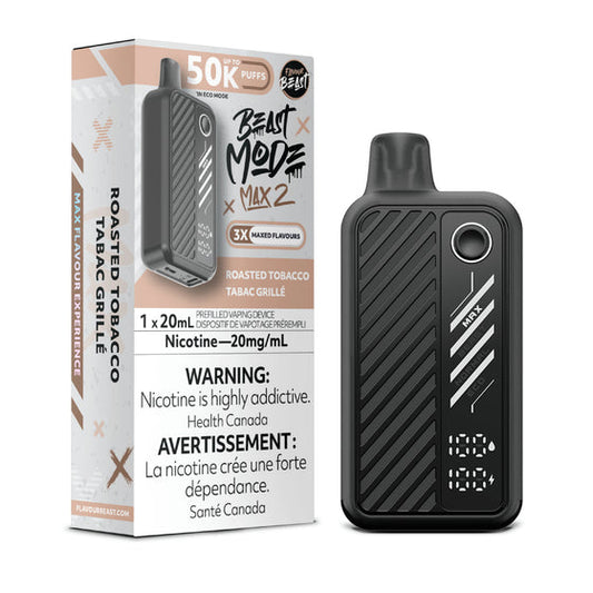 Flavour Beast Max 2 50k roasted tobacco  ( Provincial tax )