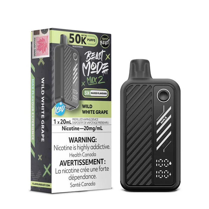 Flavour Beast Max 2 50k Wild white grape ( Provincial tax )