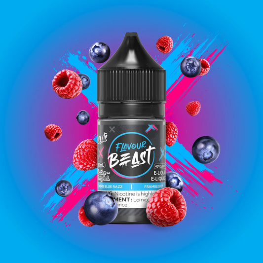 Flavour beast e-liquid Bomb blue razz 10mg/30ml *