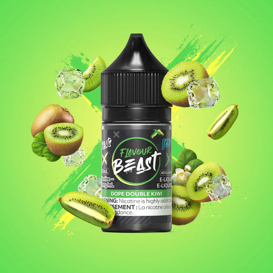 Flavour beast e-liquid Dope double kiwi iced 10mg/30ml *