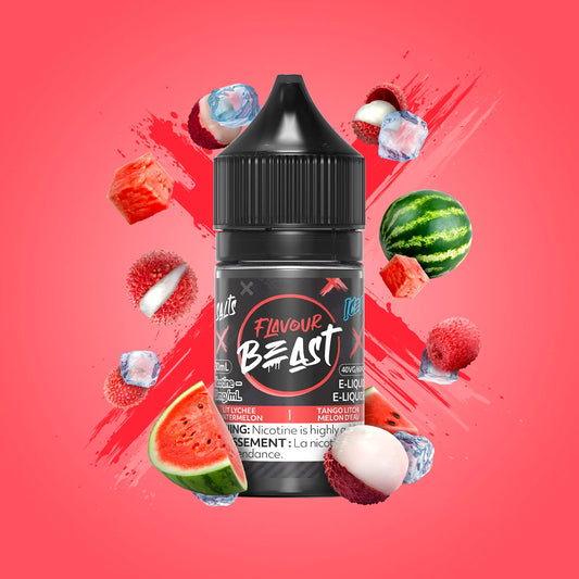 Flavour beast e-liquid Lit lychee watermelon iced 10mg/30ml *
