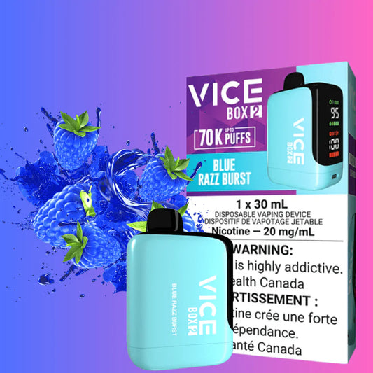 Vice Box2 70k Blue razz burst (Povincial tax)
