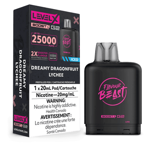 Flavour Beast Level x Boost G2 25k Dreamy DragonFruit Lychee *