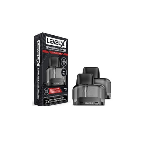 Level X Refillable Dual Coil Pod 0.6/1.2ohm