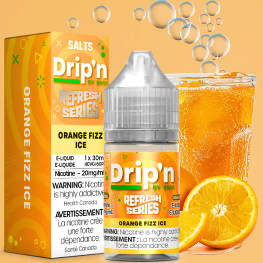 Drip’n ENVI frozen E-liq 20mg/30ml Orange Fizz ice (Provincial Tax)