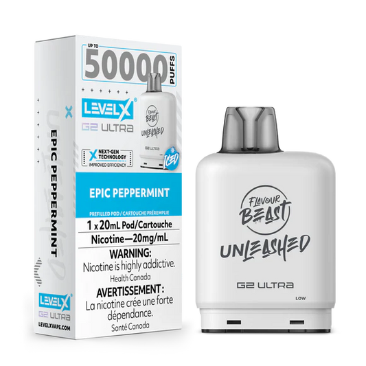 Flavour Beast Level X G2 Ultra Unleashed 50k Epic Peppermint (Provincial Tax)