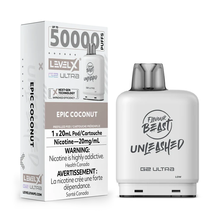 Flavour Beast Level X G2 Ultra Unleashed 50k Epic Coconut (Provincial Tax)