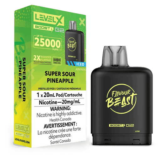 Flavour Beast Level x Boost G2 25k Super Sour Pineapple *