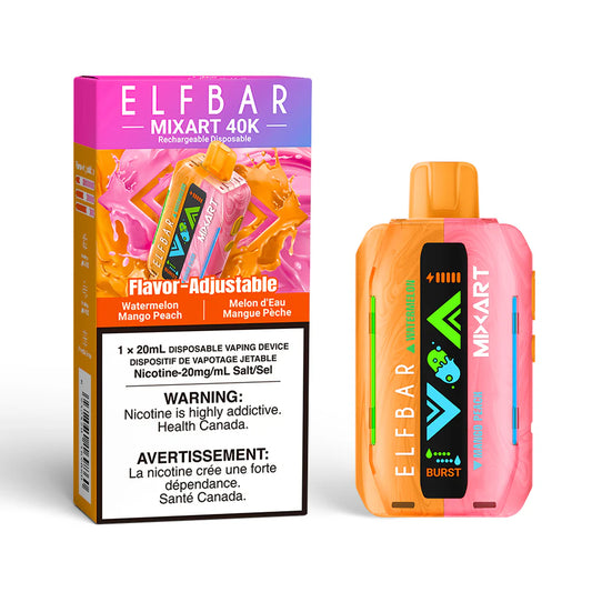 Elfbar Mixart 40K Watermelon Mango Peach (Provincial Tax)