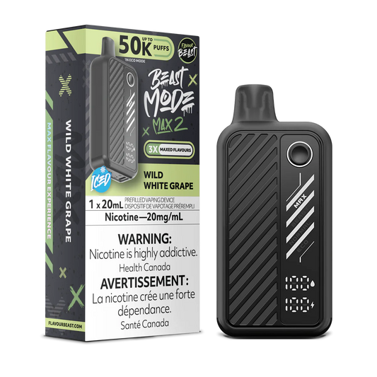 Flavour Beast Beast Mode Max 2 50k wild white grape*