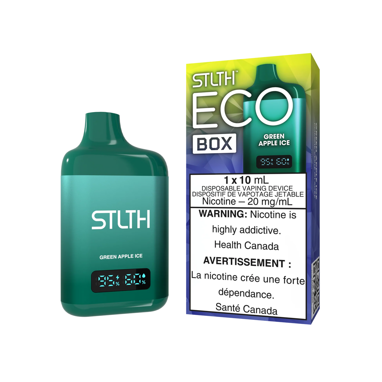 Stlth Eco Box Green Apple ICE 10mL (Provincial)