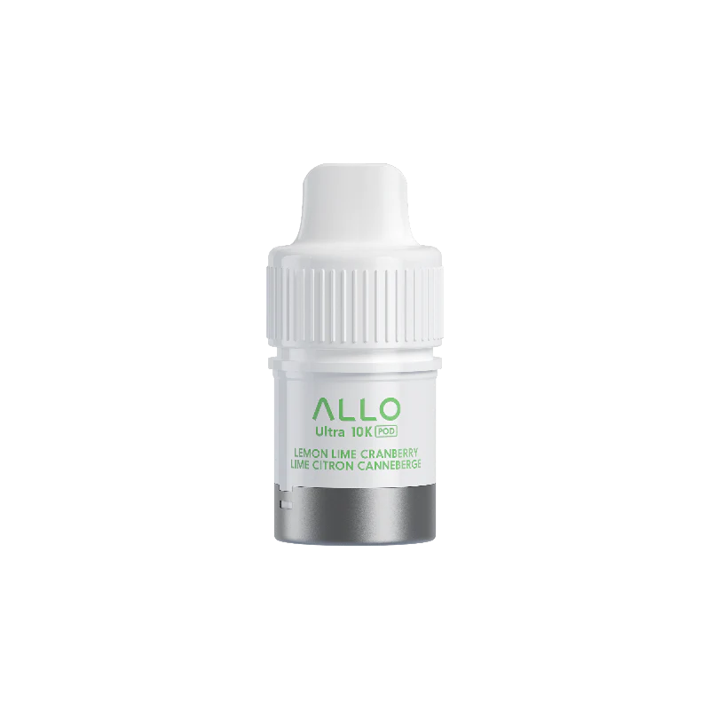 Allo Ultra 10k Lemon Lime Cranberry (Pod) (Provincial Tax)