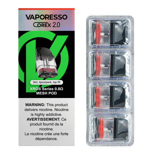 Vaporesso Xros replacement pod 0.8ohm (3ml)