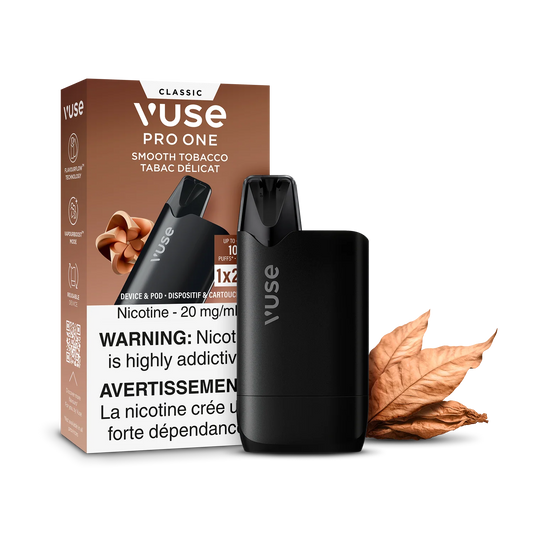 Vuse Pro One 1k Kit Smooth Tobacco (Provincial Tax)