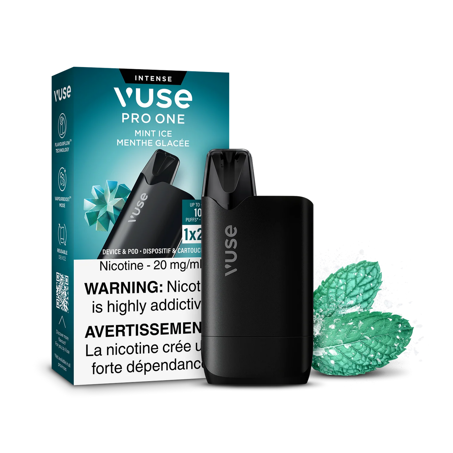 Vuse Pro One 1k Kit Mint ice(Provincial Tax)