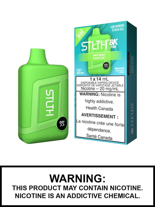 Stlth 8k pro White Grape (Provincial Tax)