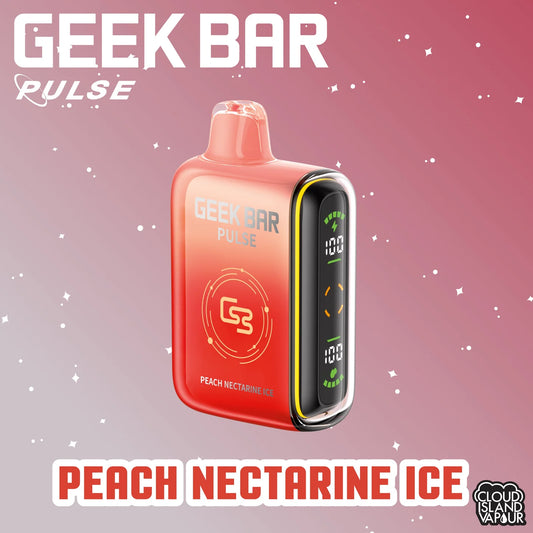 GEEKBAR pulse 9k peach nectarine ice (Provincial Tax)