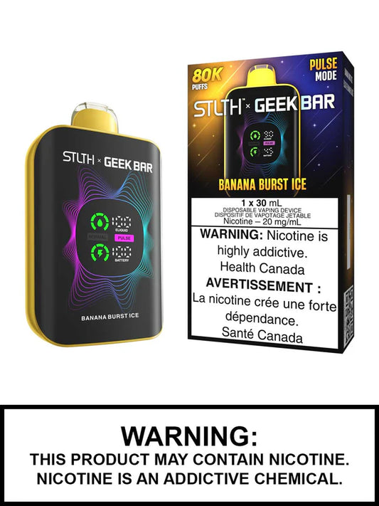 Stlth x Geekbar 80k Banana Burst ice (Provincial Tax)