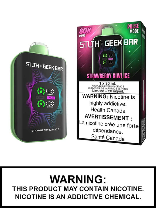 Stlth x Geekbar 80k Strawberry Kiwi ice (Provincial Tax)