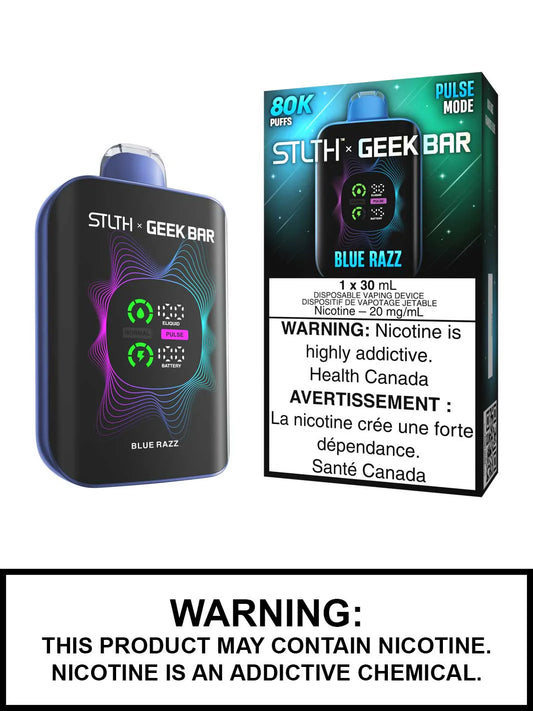 Stlth x Geekbar 80k Blue Razz (Provincial Tax)